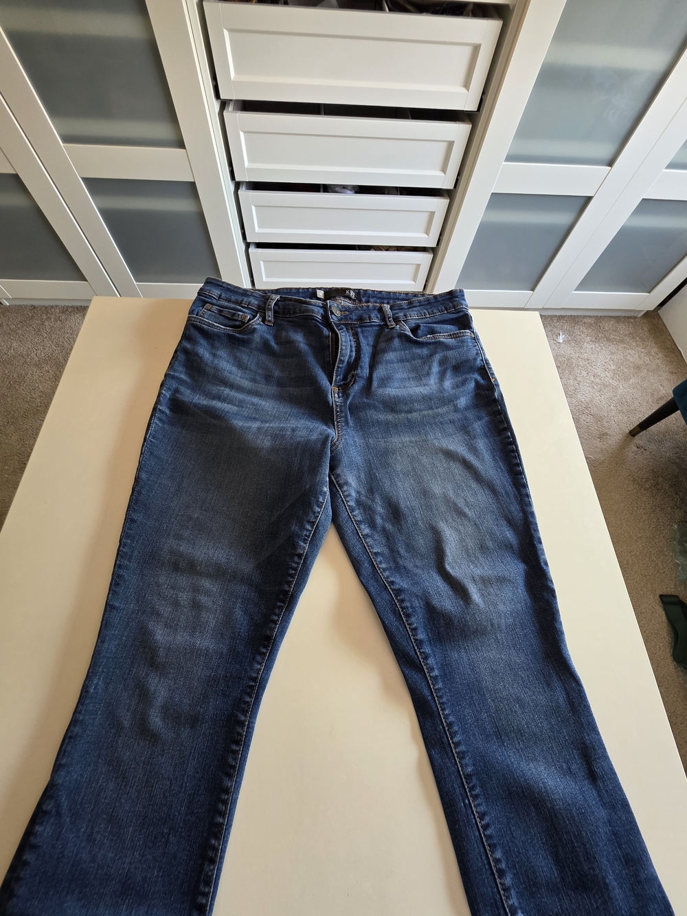 Kut from the Kloth Donna High-Rise Ankle Skinny Jeans - Dark Blue Size 14